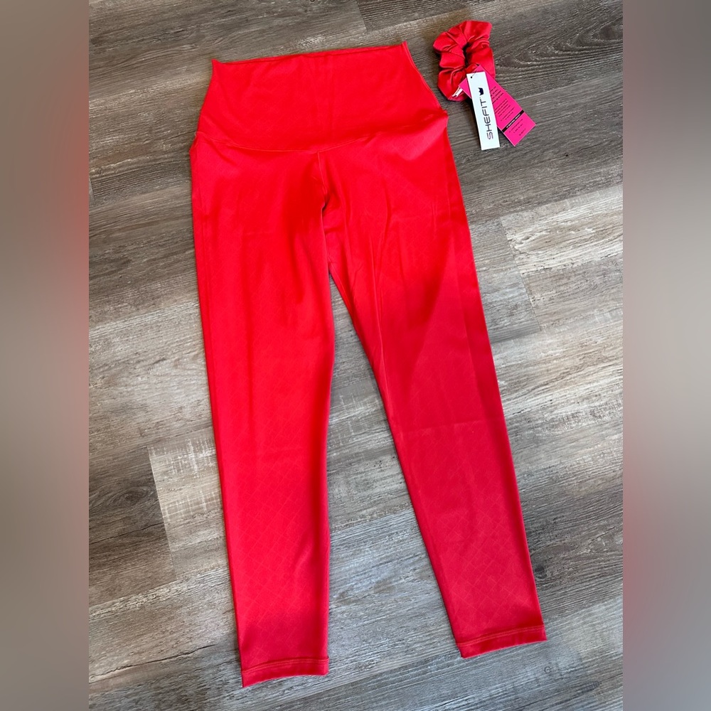 SheFit Boss Leggings Rush Red  SZ XL/1LUXE
